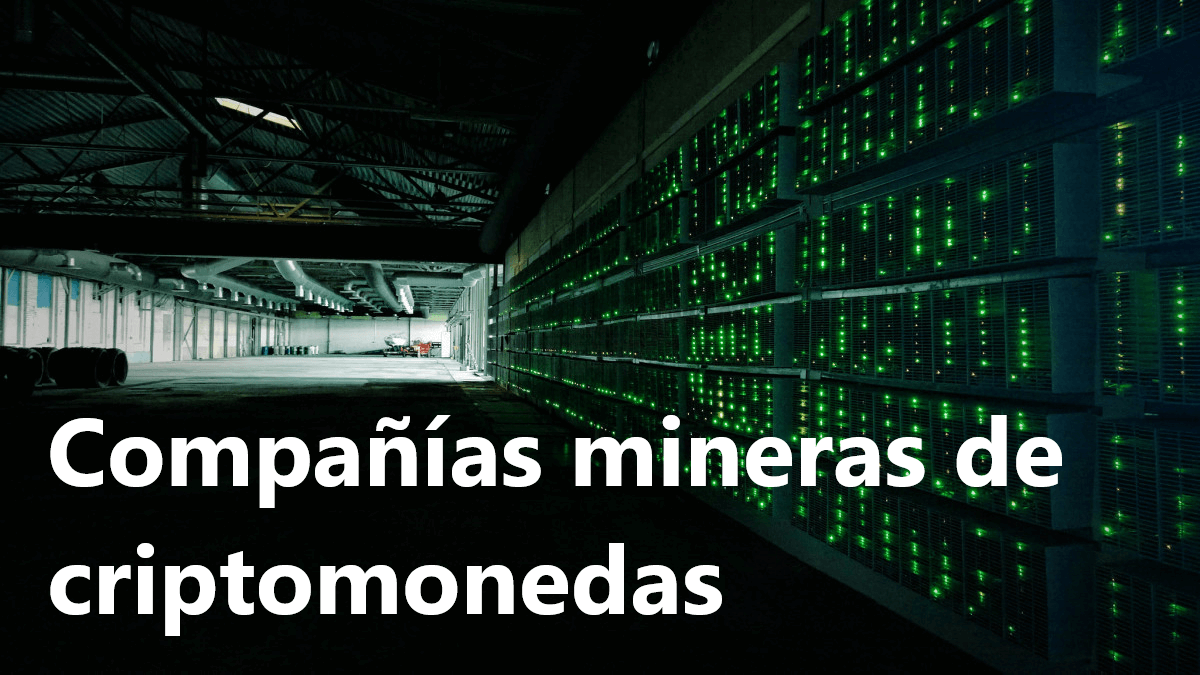 Compañía minera criptomoneda minería crypto mining